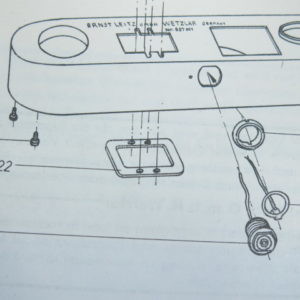 LEICA SUPPORTO FISSAGGIO SLITTA PORTA ACCESSORI  I G OLD