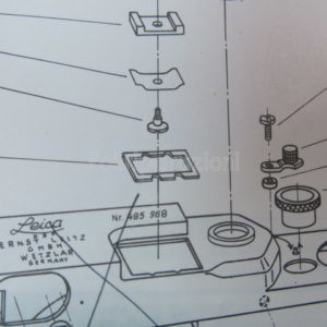 LEICA SPESSORE SLITTA PORTA ACCESSORI III C USATO
