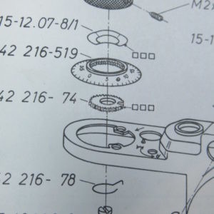 LEICA INGRANAGGIO TRASMISSIONE CONTAPOSE IIIC